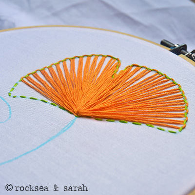 Stitch Leaf Laced Edging Sarah S Hand Embroidery Tutorials