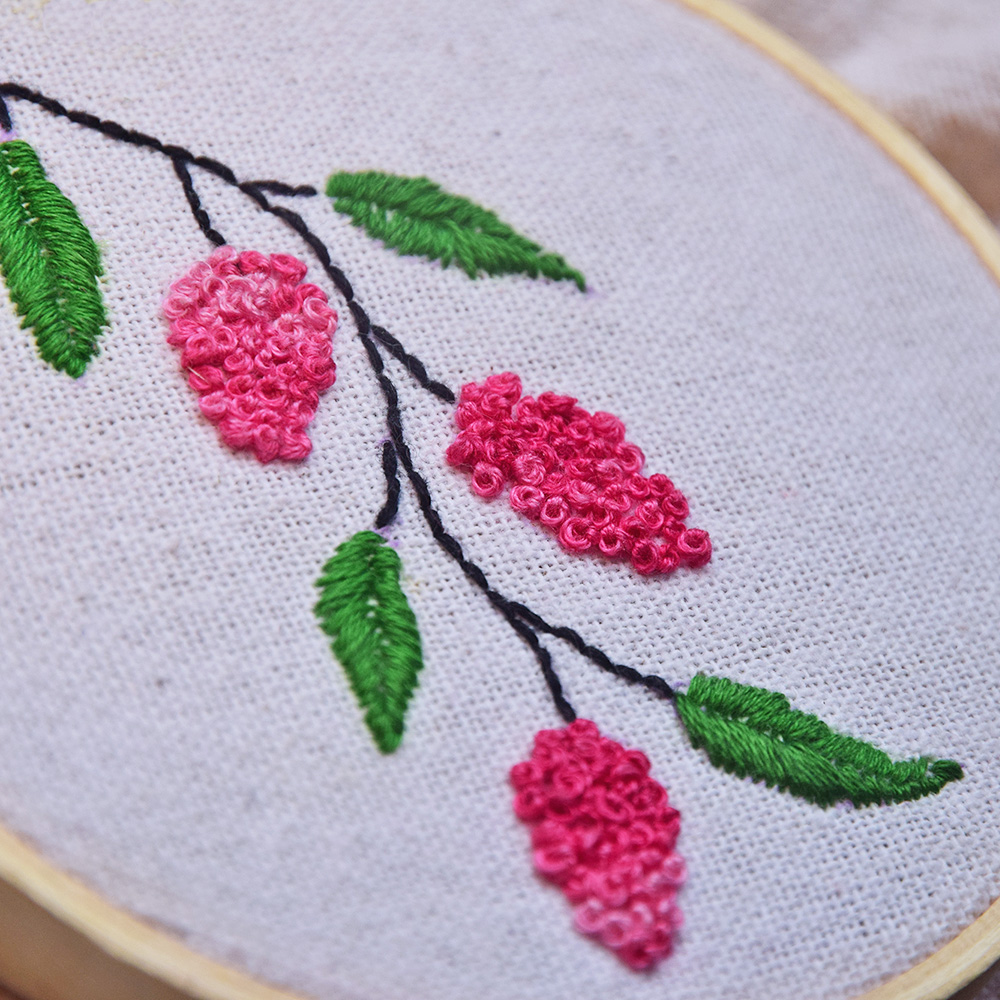 Embroidery Pattern Berries - Sarah's Hand Embroidery Tutorials