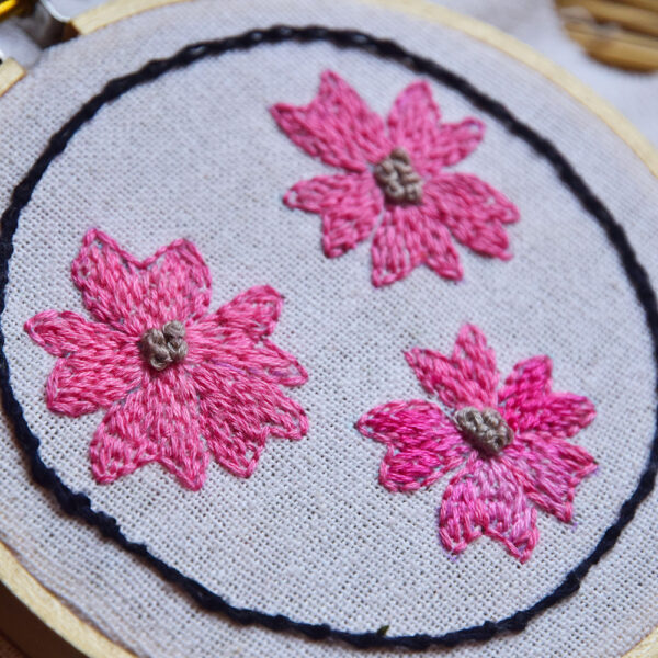Embroidery Pattern Sakura - Sarah's Hand Embroidery Tutorials