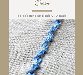 Alternating Twisted Chain Stitch – Sarah's Hand Embroidery Tutorials