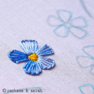 Stitch Flowers: Blanket Stitch - Sarah's Hand Embroidery Tutorials