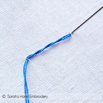 How to do Bead Embroidery with the Buttonhole Bar Stitch - Sarah's Hand ...