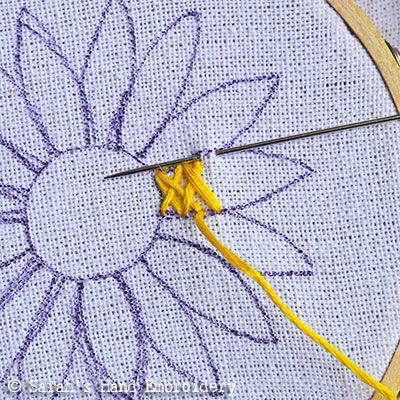 Hand Embroidery: Embroidery With Sewing Thread - Bouquet Embroidery -  Needle Work 