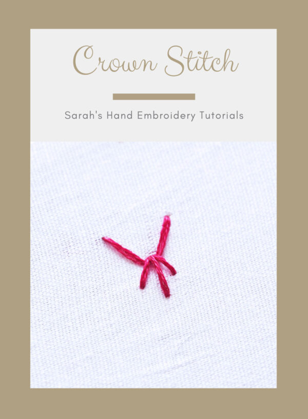 Herringbone Stitch - Sarah's Hand Embroidery Tutorials