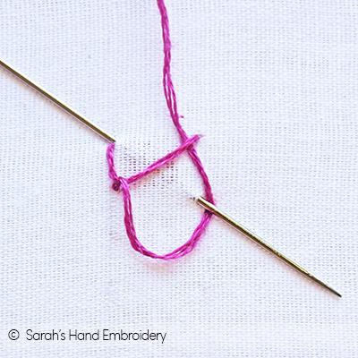 How to do the Inverted Feather Stitch - Sarah's Hand Embroidery