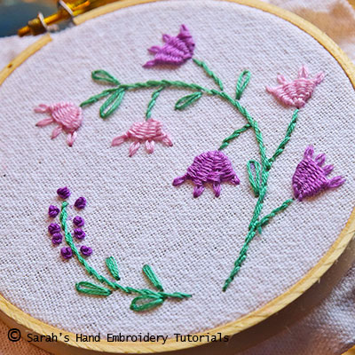 How to do Kamal Kadai - Sarah's Hand Embroidery Tutorials