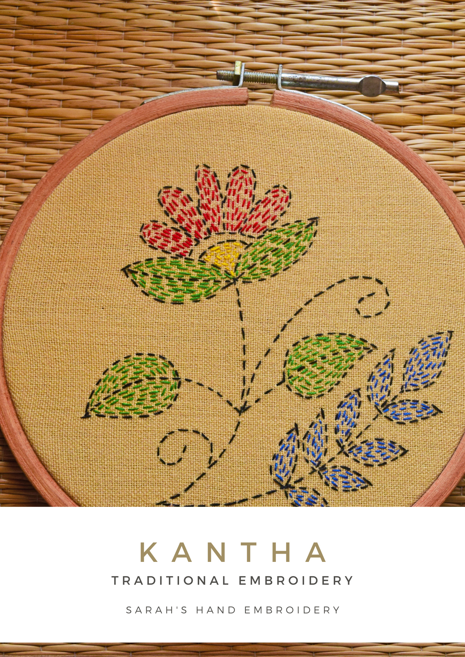 How to Do Kantha Embroidery - Embroidery Machine World