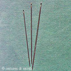 Needles - Sarah's Hand Embroidery Tutorials