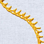 How to do Palestrina Stitch - Sarah's Hand Embroidery Tutorials