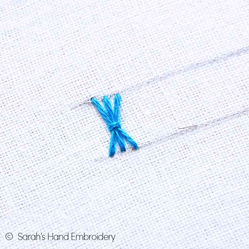 How to do the Sheaf Stitch - Sarah's Hand Embroidery Tutorials