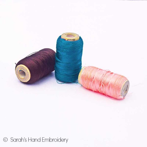 Different types of hand embroidery threads - Sarah's Hand