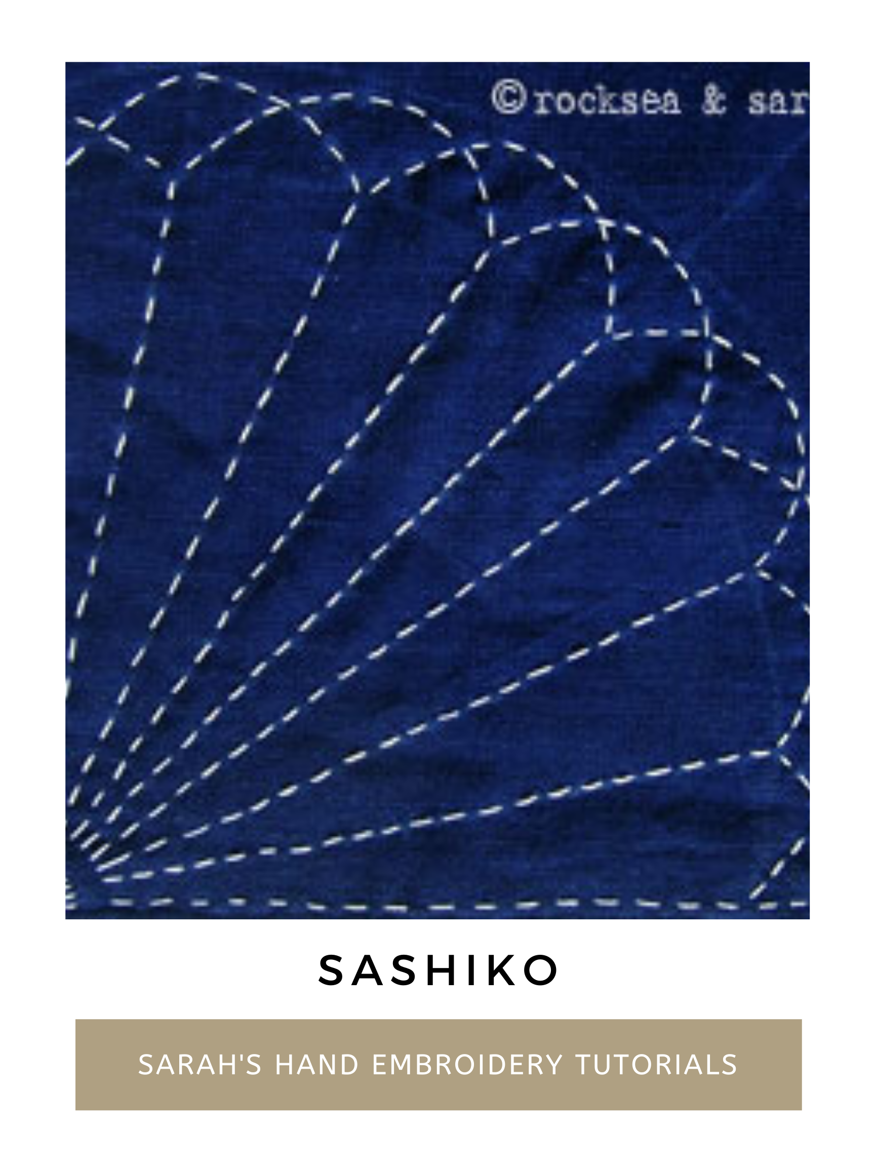 Sashiko Embroidery Technique Tutorial – the thread