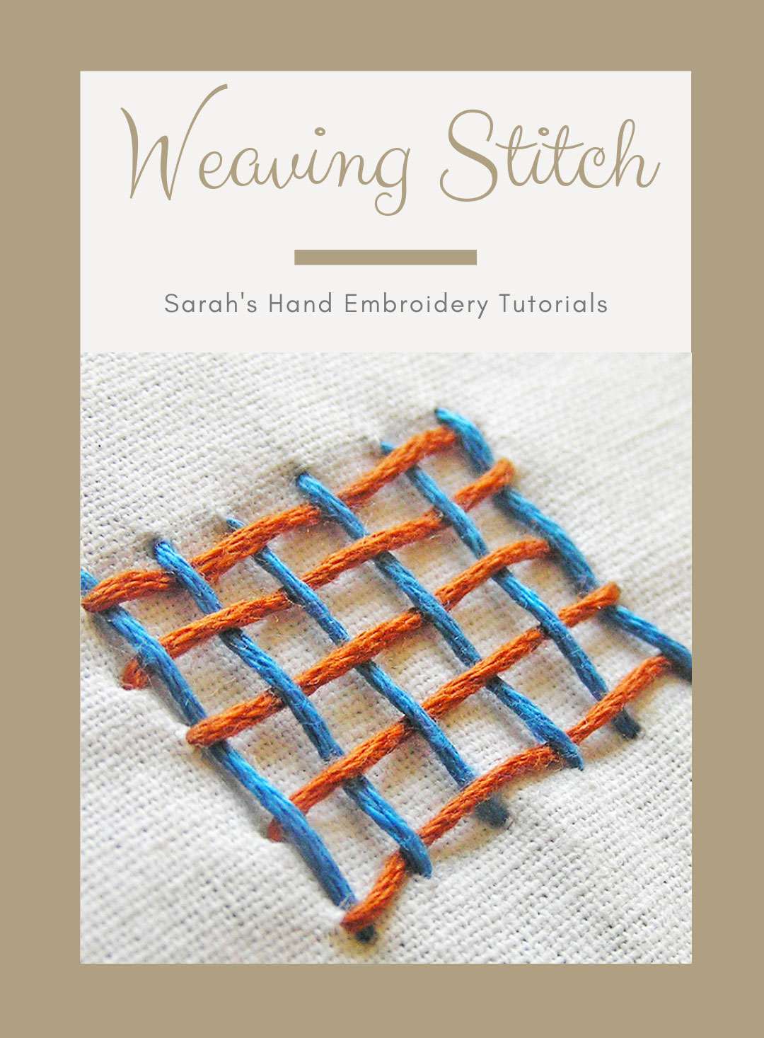 DIY Easy Weaving Stitches 